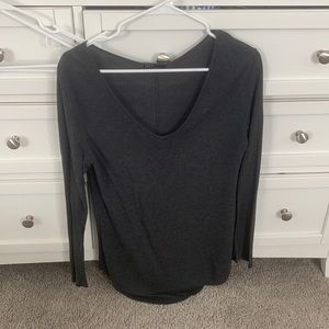 Grey Long Sleeve Tee